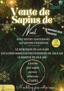 Vente de sapins